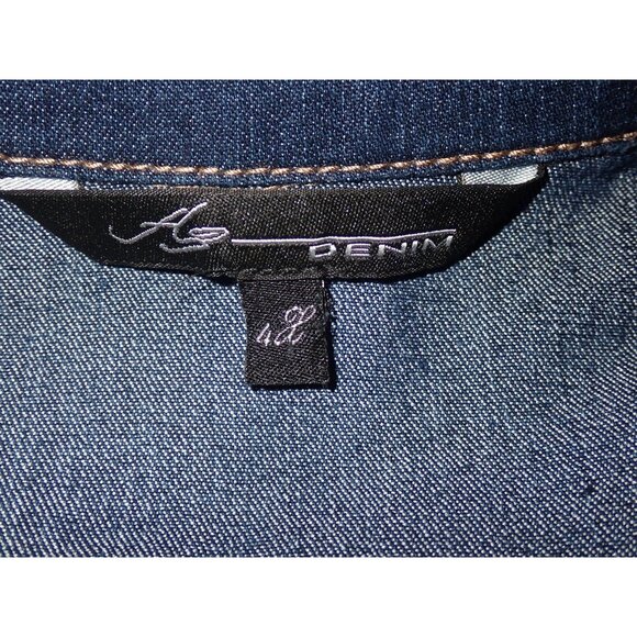 AG ADRIANO GOLDSCHMIED Denim Barn Jacket Women 4X Chore Outdoor Casual Button - Picture 8 of 8